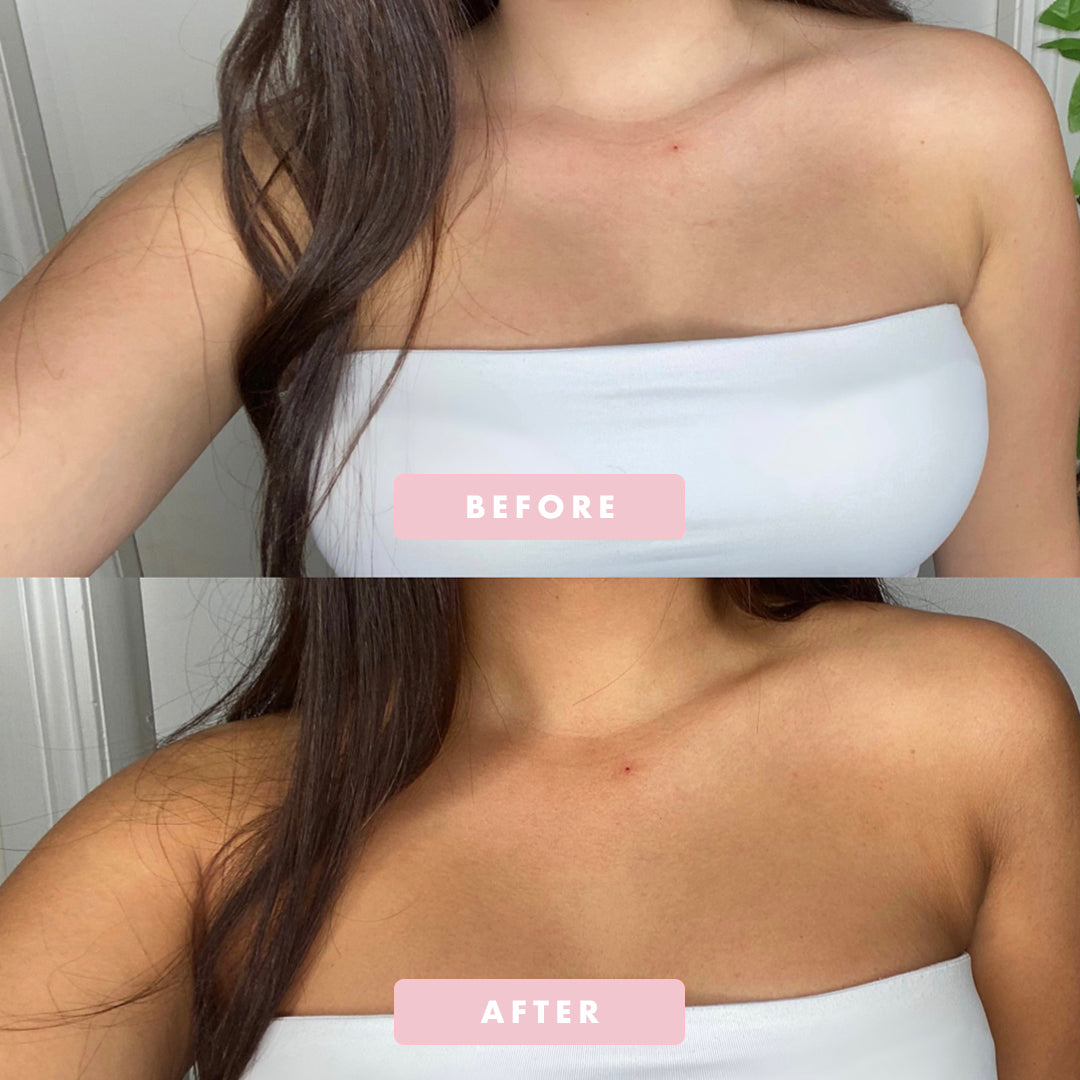 Bronze Era - Hydrating Self Tan Water - Before &amp; After